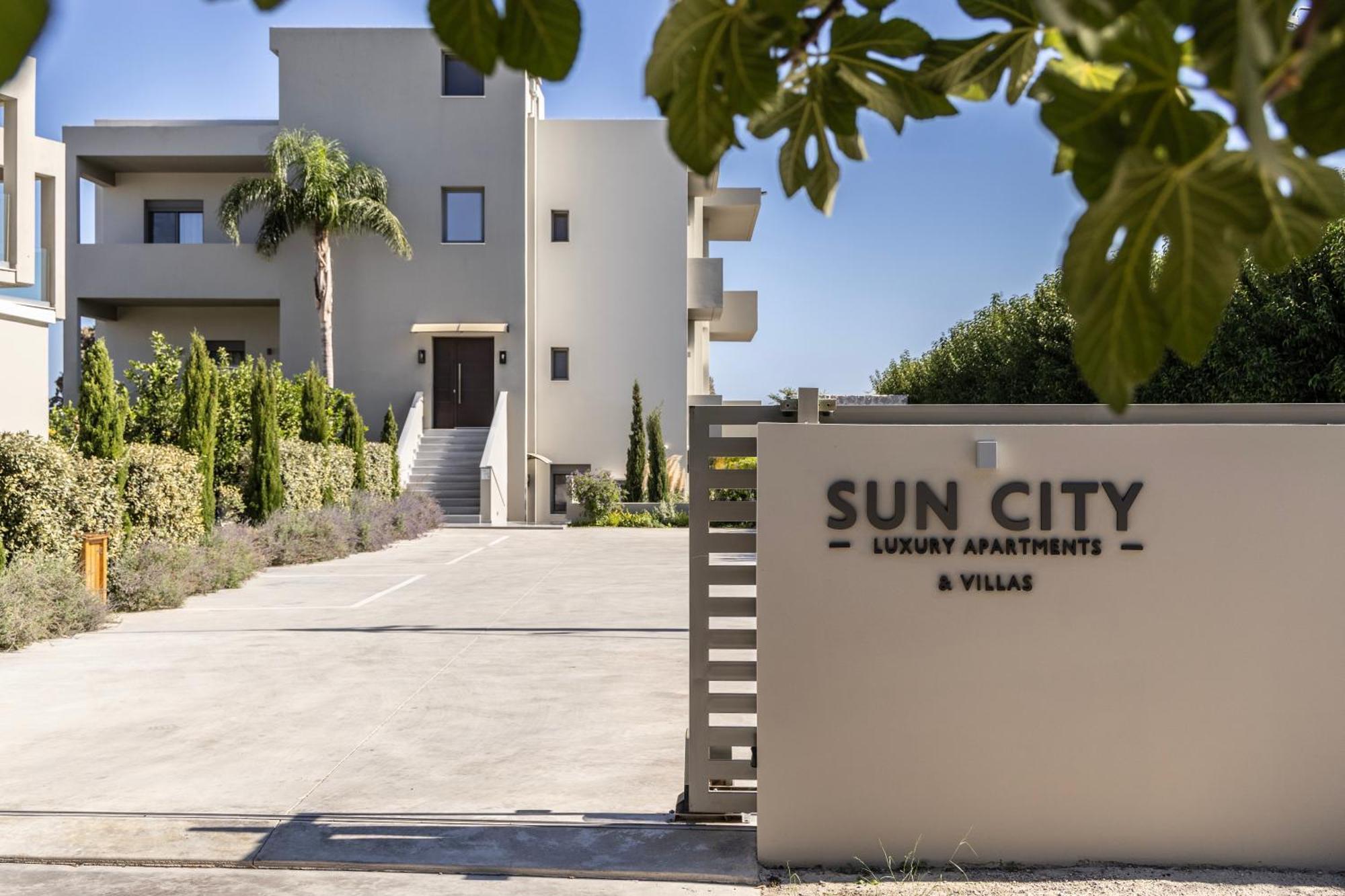 Sun City Luxury Apartments Rhodes City Exterior foto